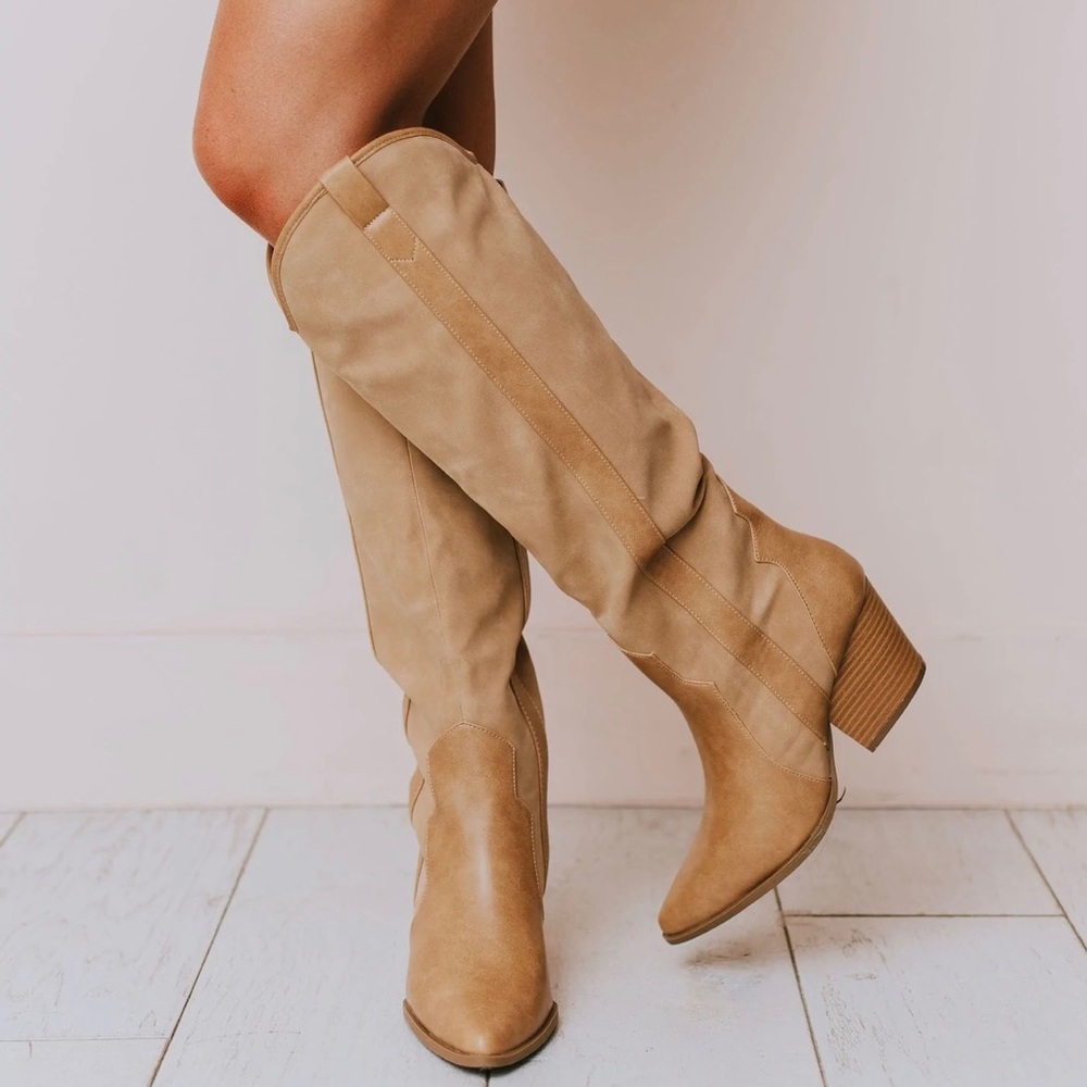 Nashville Tall Boots | TAN